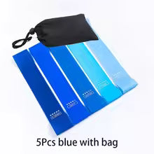 5Pcs Tpe Resistance Bands