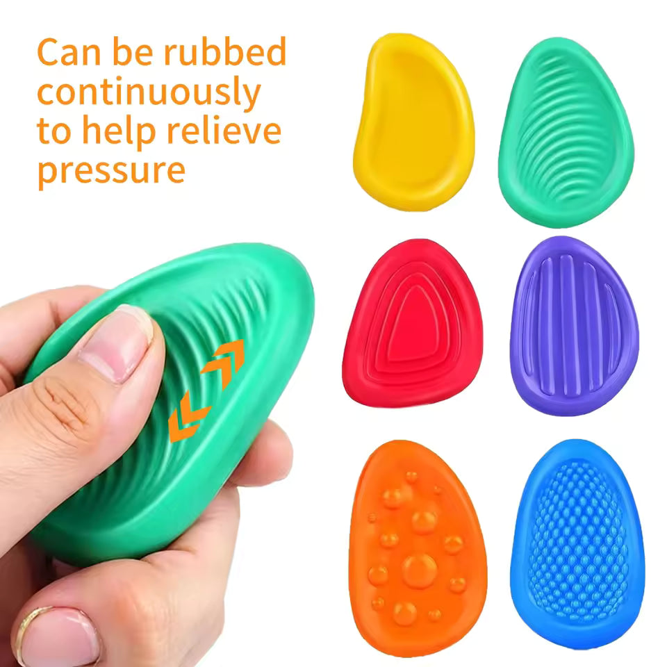 6Pcs Fidget Toys Sensory Stone for Kids